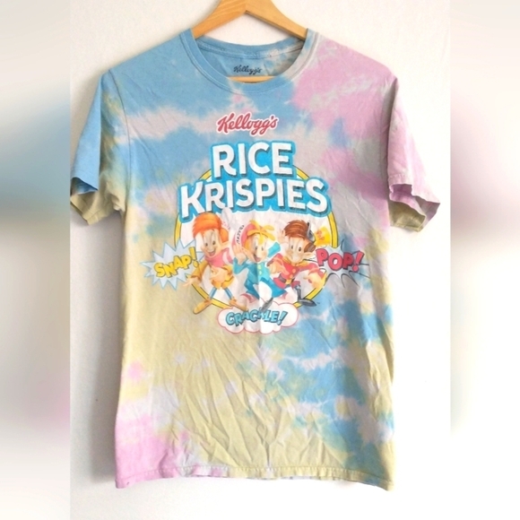 Kellogg's Rice Krispies Tie-Dye T-Shirt Size Small - Picture 1 of 2